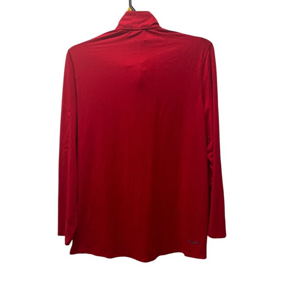 Men's Performance 1/4 Zip Top, Spyder, L, Red, NWT - Picture 4 of 5